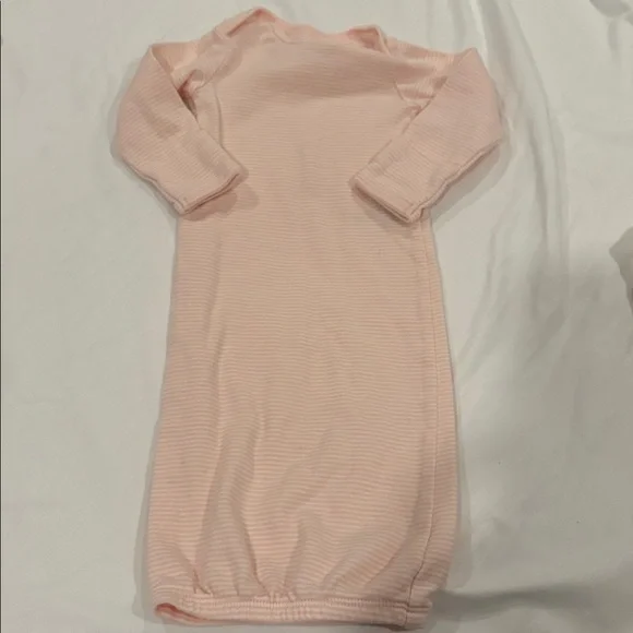 NWOT Carter's Pink and Cream Baby 2-Pack Sleeper Gowns - Newborn - Picture 9 of 9